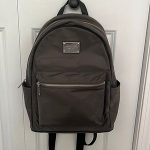 Michael Kors Gray Nylon Backpack